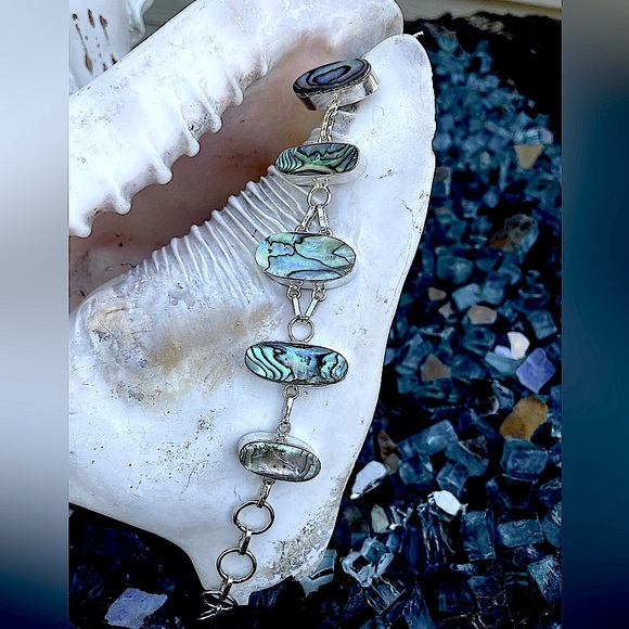 Sterling Silver and Abalone Assorted Artisan Handcrafted Jewelry Selections - Picture 14 of 16